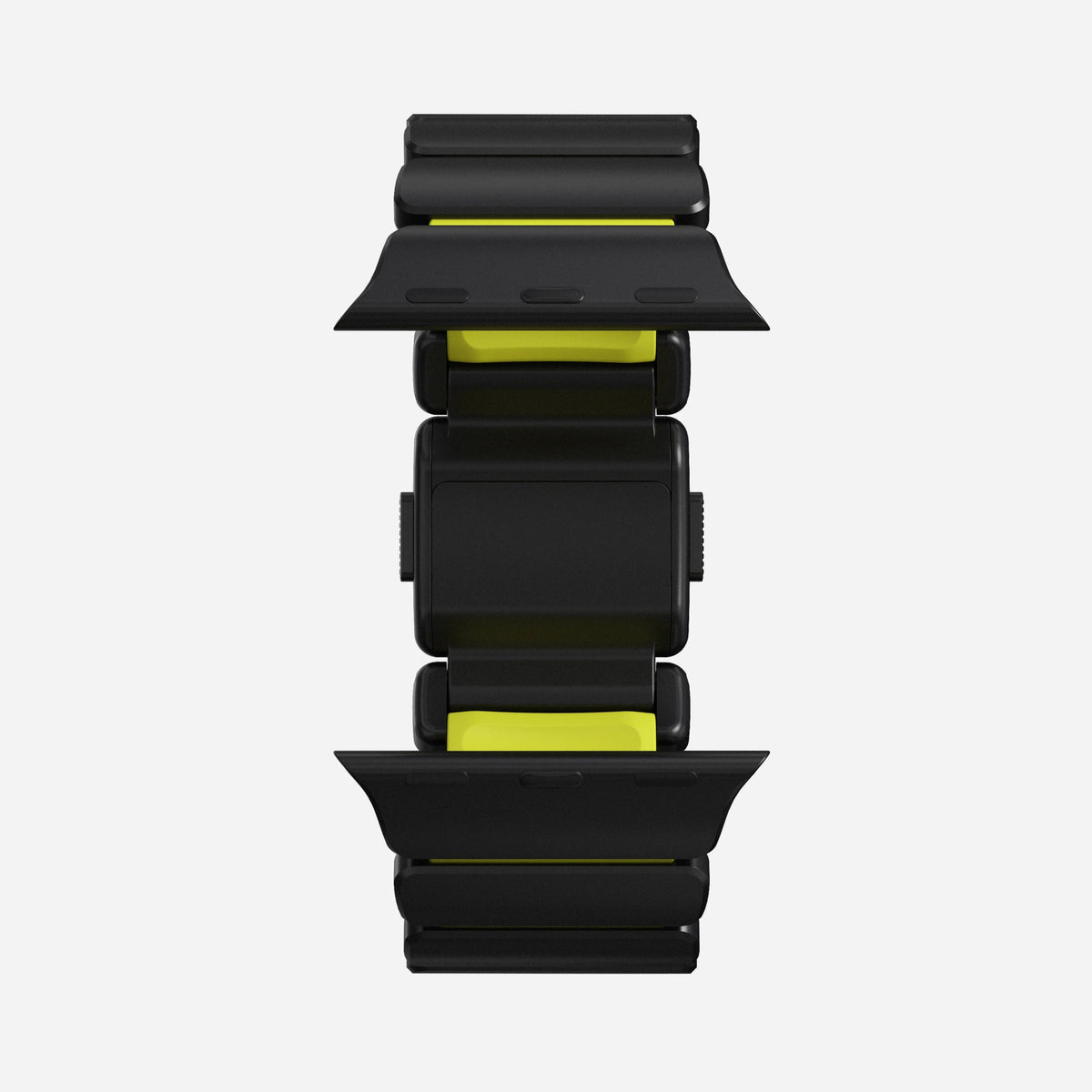 Nomad Stratos Titanium Apple Watch Ultra 1 - 3 / 42-49mm / Series 1-11 & SE - Black / Volt - Mac Addict