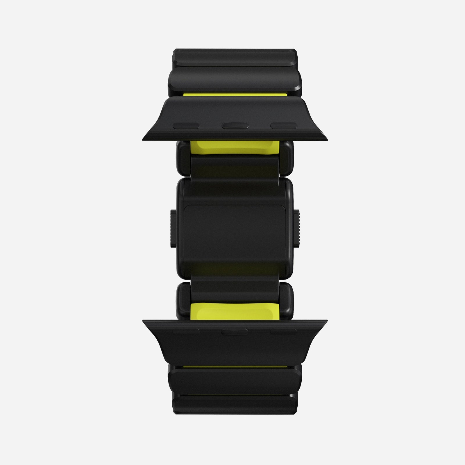 Nomad Stratos Titanium Apple Watch Ultra 1 - 3 / 42-49mm / Series 1-11 & SE - Black / Volt - Mac Addict