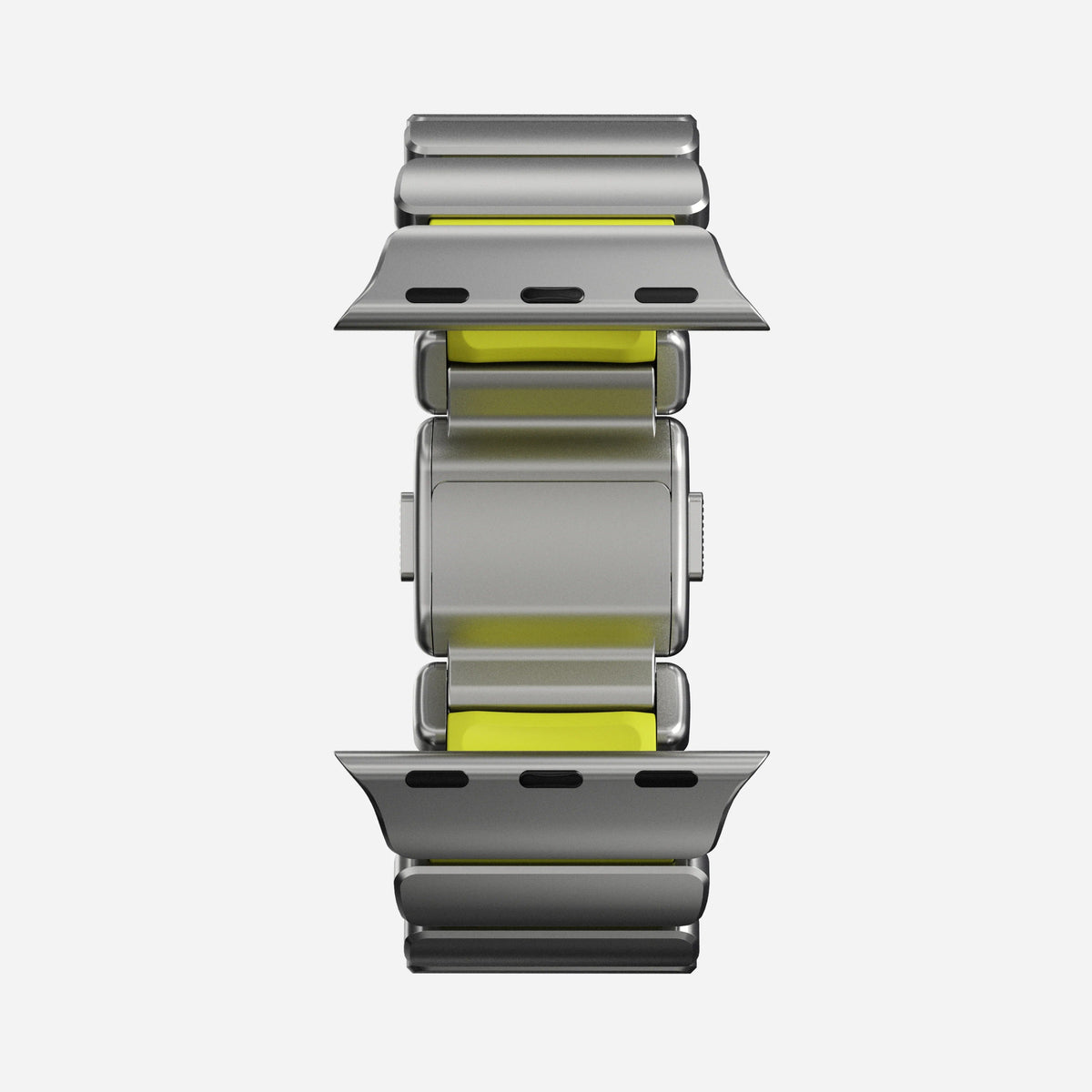 Nomad Stratos Titanium Apple Watch Ultra 1 - 3 / 42-49mm / Series 1-11 & SE - Natural / Volt - Mac Addict