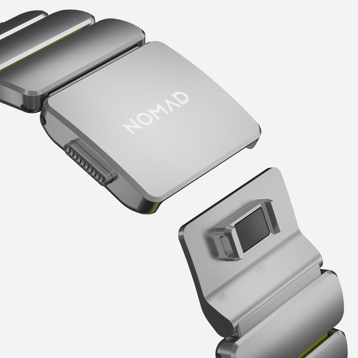 Nomad Stratos Titanium Apple Watch Ultra 1 - 3 / 42-49mm / Series 1-11 & SE - Natural / Volt - Mac Addict