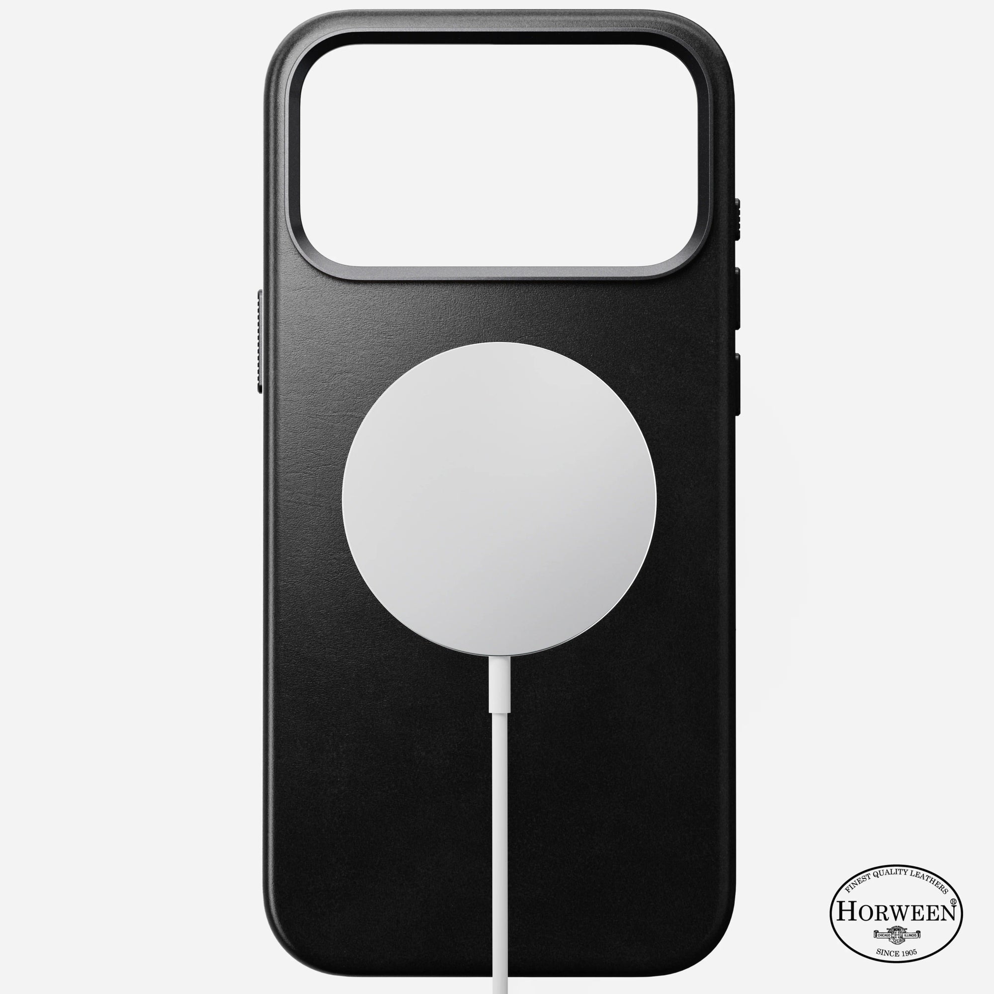 nomad horween case for iphone 17 pro max black patina finish