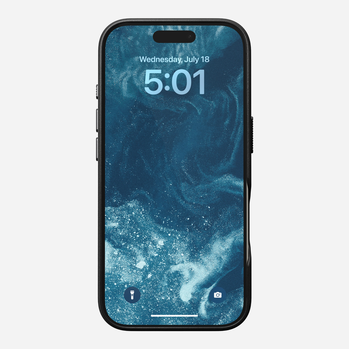 Nomad Traditional Horween Leather Case iPhone 16 Pro 6.3 - Black