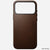 nomad leather case for iphone 17 pro brown patina finish