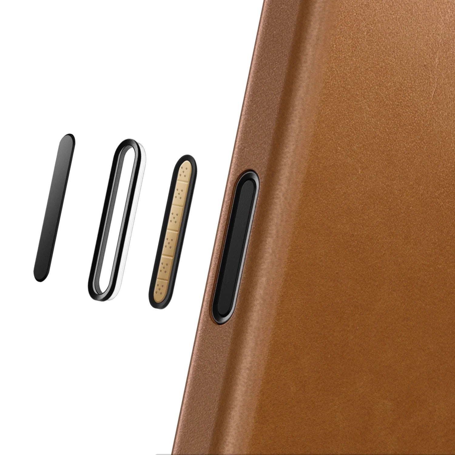 nomad leather case for iphone 17 pro english tan back protection