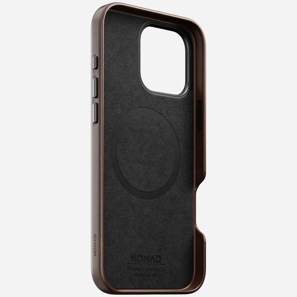 Nomad Traditional Horween Leather Case iPhone 16 Pro Max 6.9 - Brown - Mac Addict