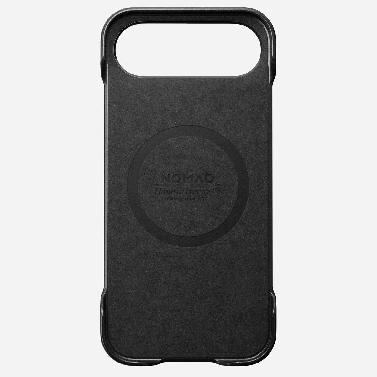 nomad horween case for iphone 17 air black side profile