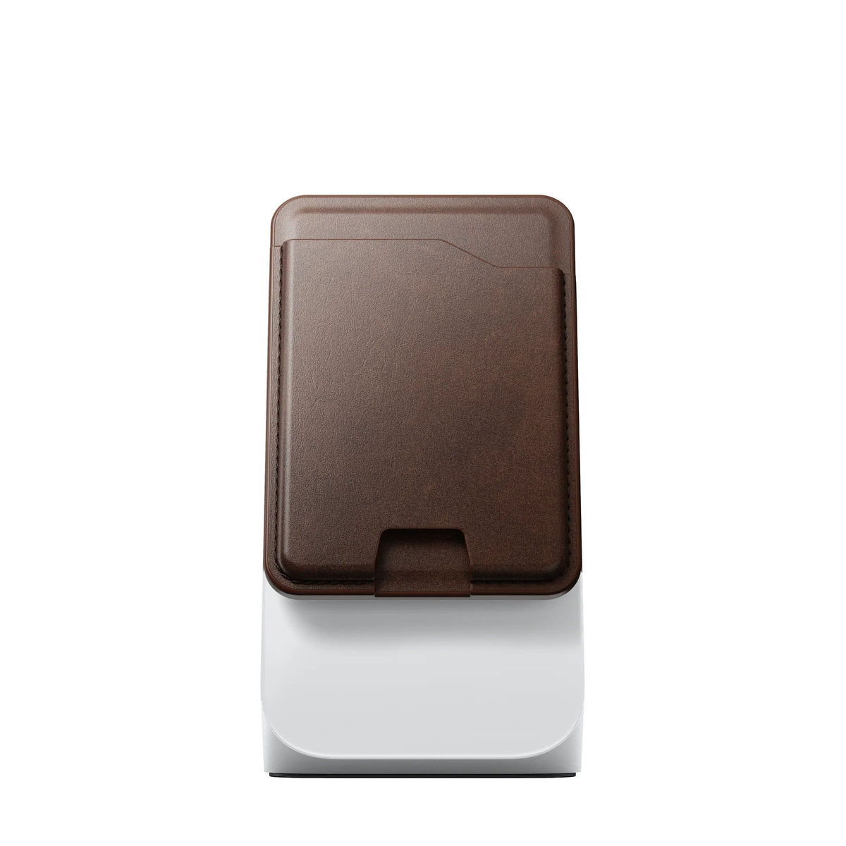 Nomad Leather Magsafe Wallet with Find My Tracking - Brown - Mac Addict