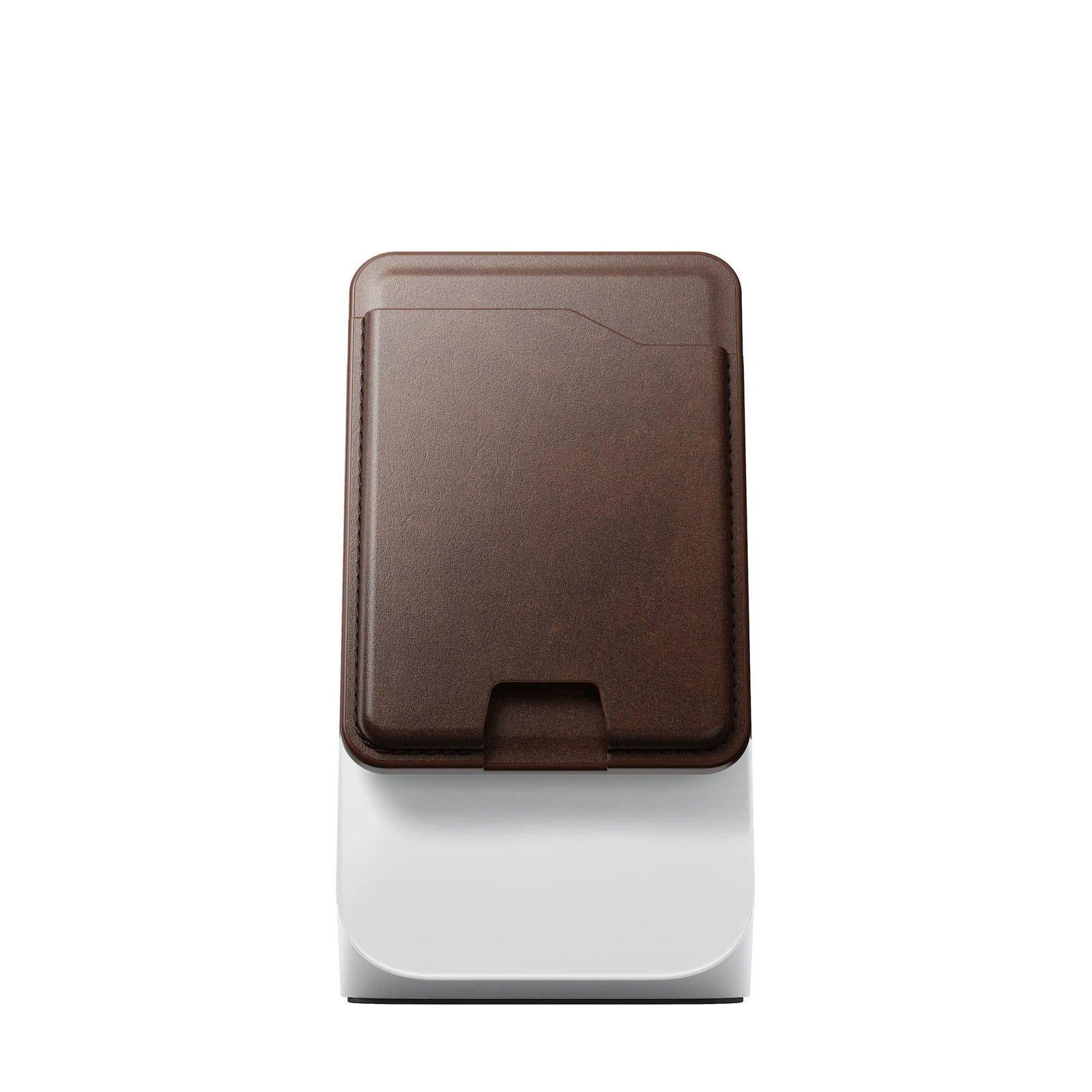 Nomad Leather Magsafe Wallet with Find My Tracking - Brown - Mac Addict