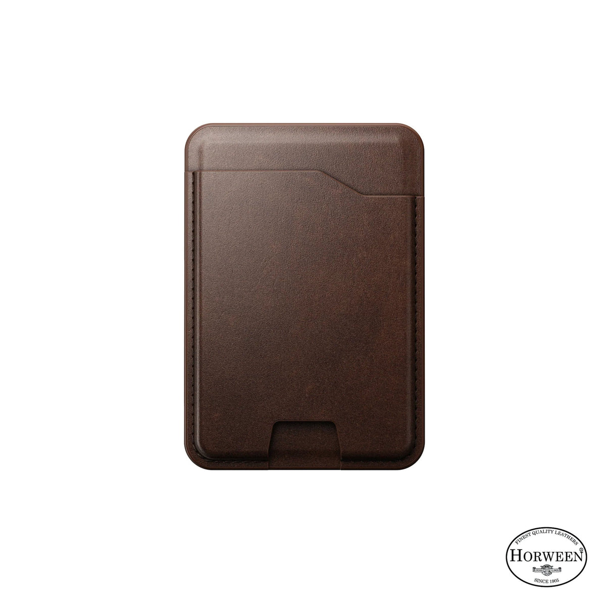 Nomad Leather Magsafe Wallet with Find My Tracking - Brown - Mac Addict