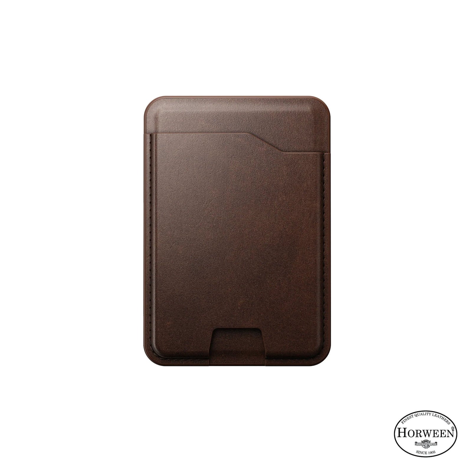 Nomad Leather Magsafe Wallet with Find My Tracking - Brown - Mac Addict