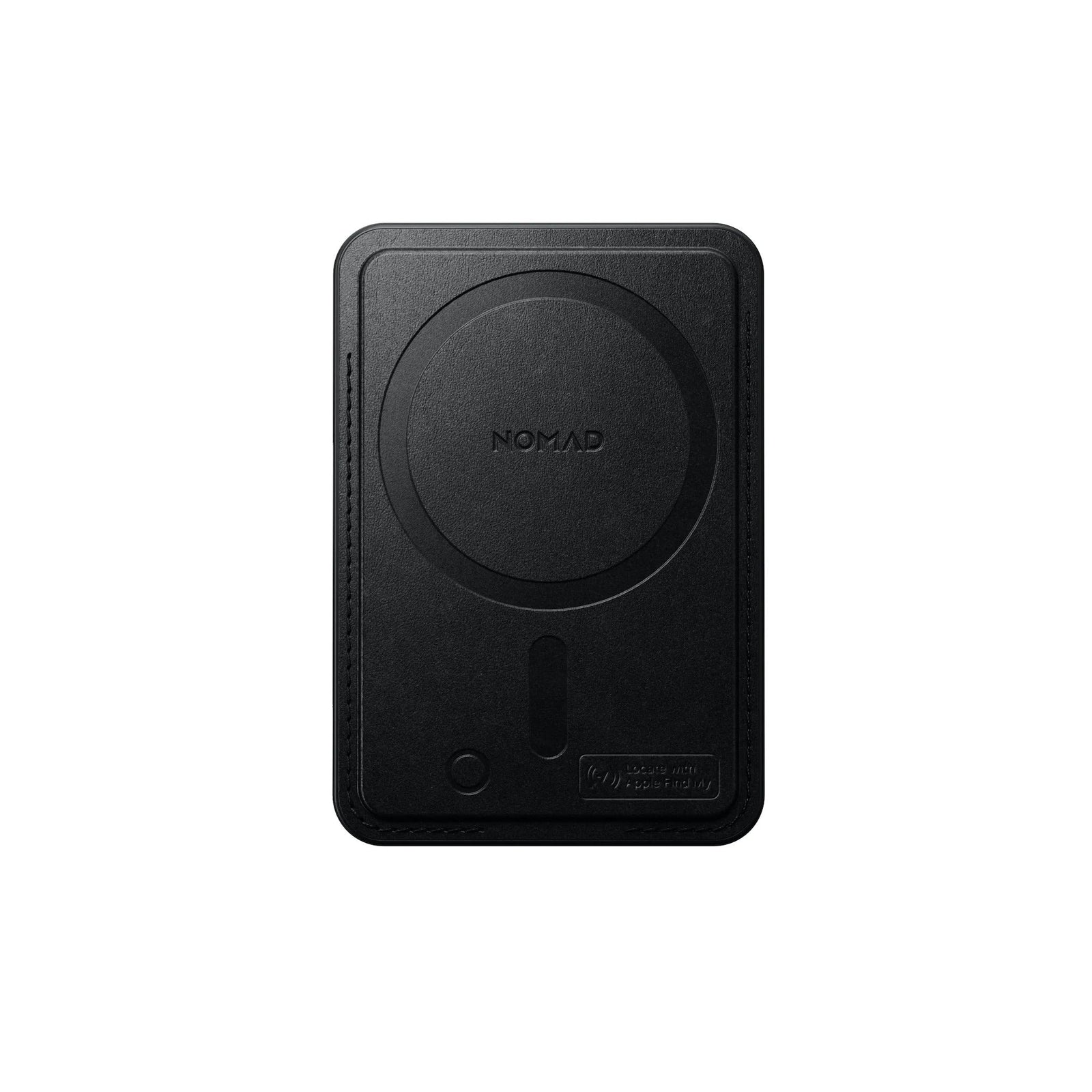 Nomad Leather Magsafe Wallet with Find My Tracking - Black - Mac Addict