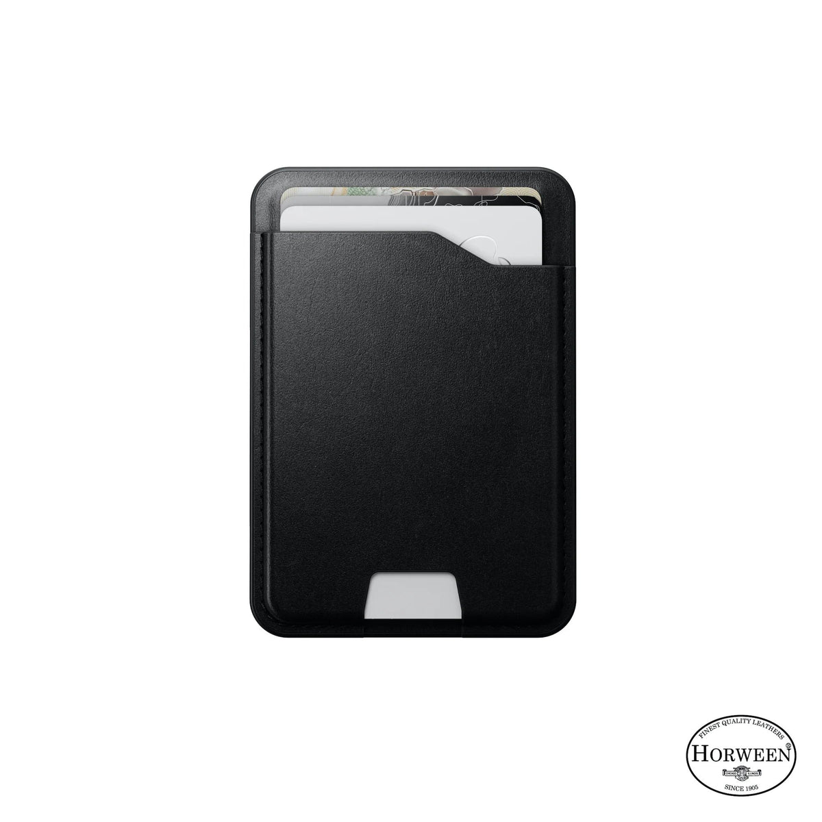 Nomad Leather Magsafe Wallet with Find My Tracking - Black - Mac Addict