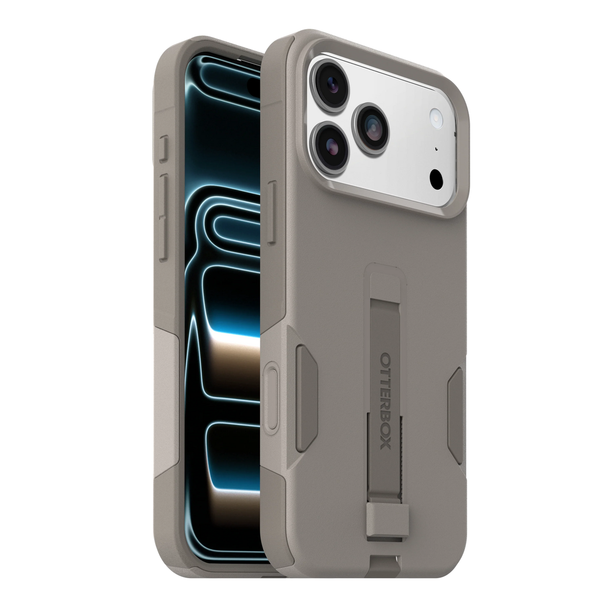 Commuter Case for iPhone 18 Pro 6.3 in Cottonwood Glen Grey - OtterBox