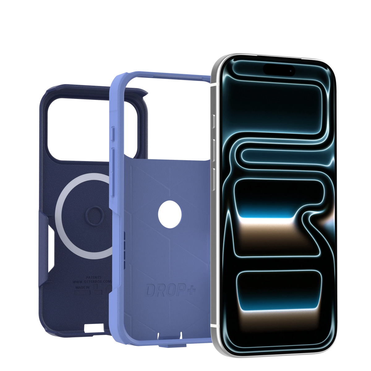 Commuter Case for iPhone 18 Pro 6.3 in Witherwill Blue - OtterBox