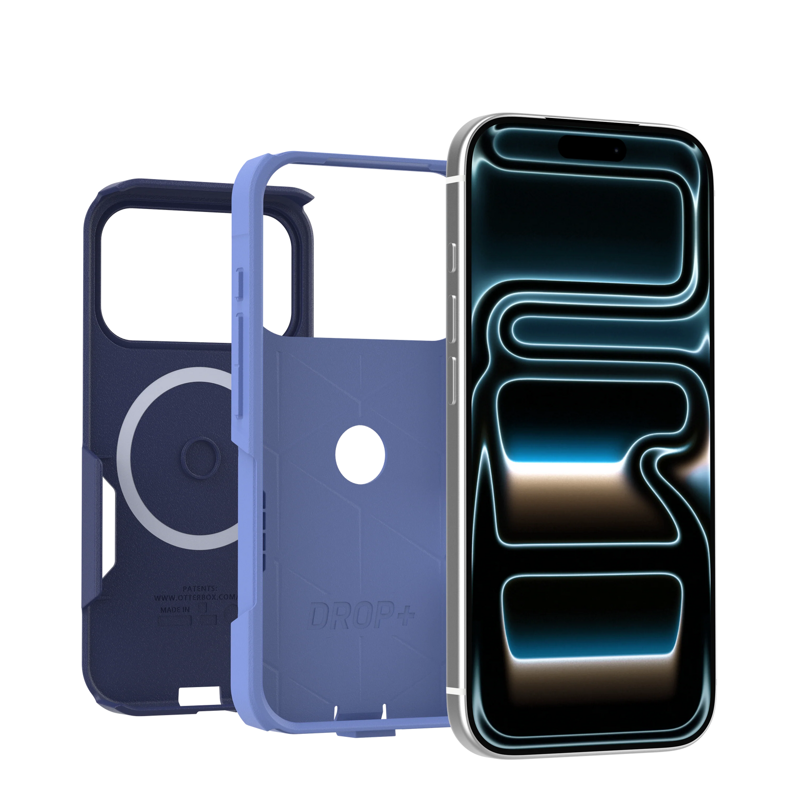 Commuter Case for iPhone 18 Pro 6.3 in Witherwill Blue - OtterBox