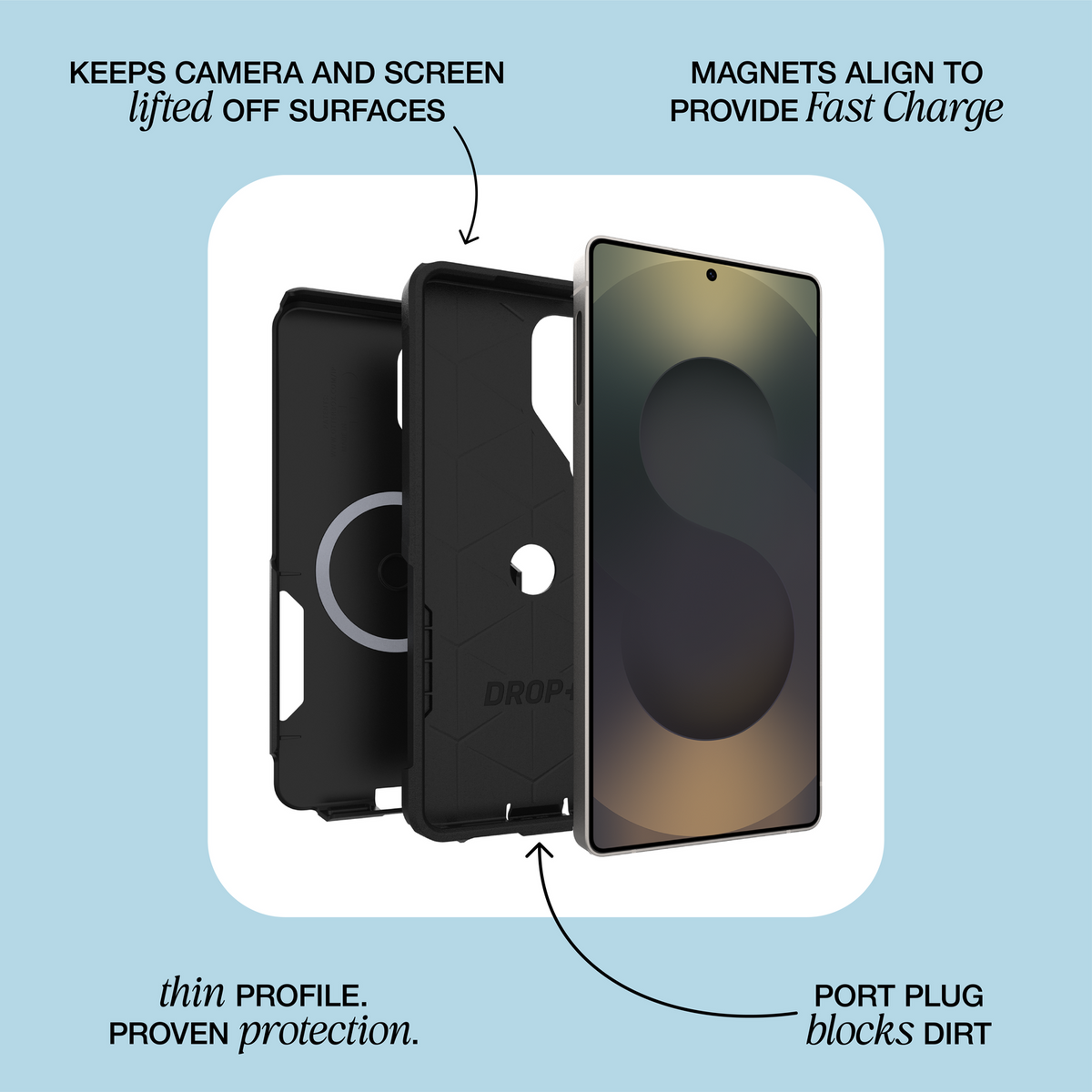 Otterbox Commuter & Magnets Samsung S26 Standard - Quick Sand