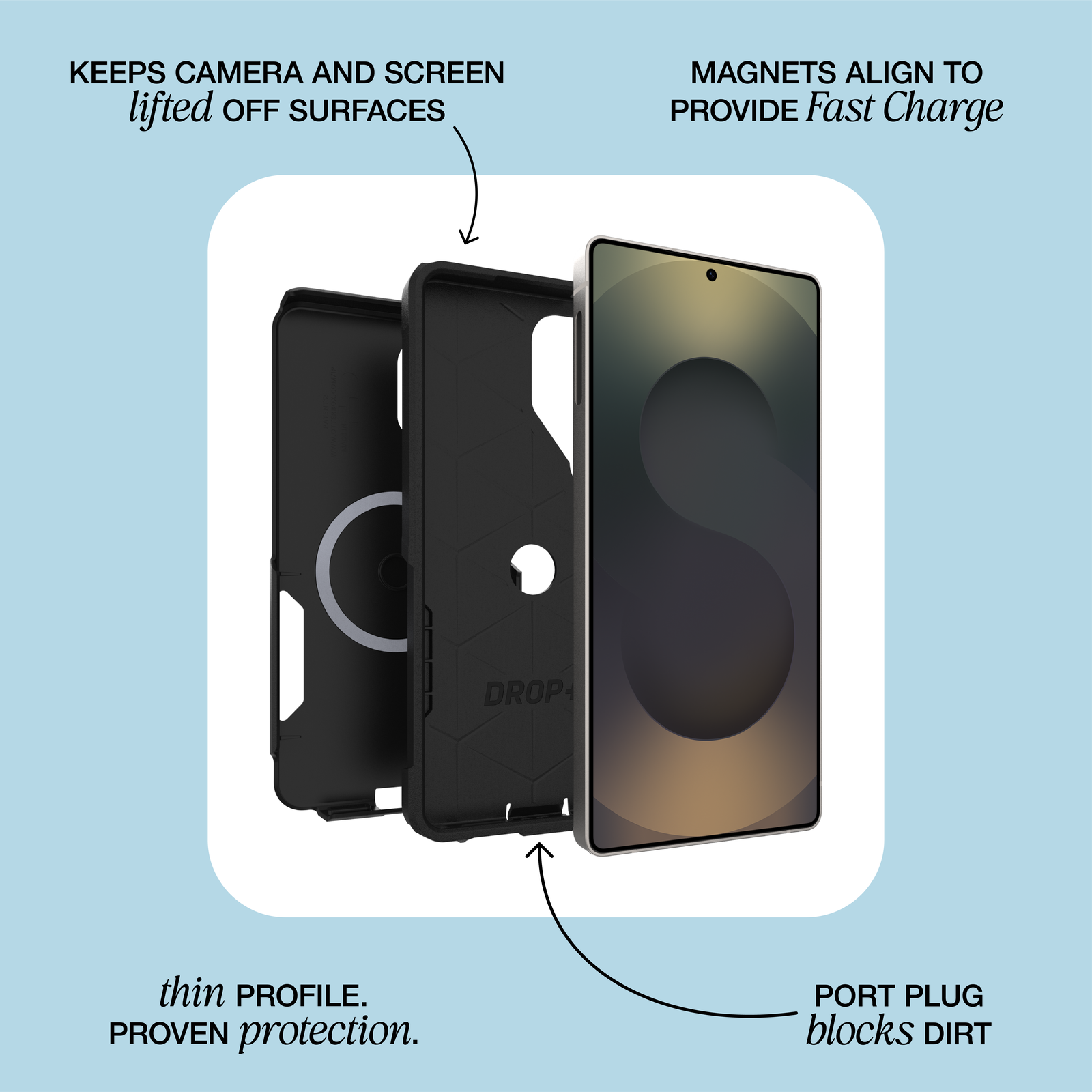 Otterbox Commuter & Magnets Samsung S26 Plus - Quick Sand