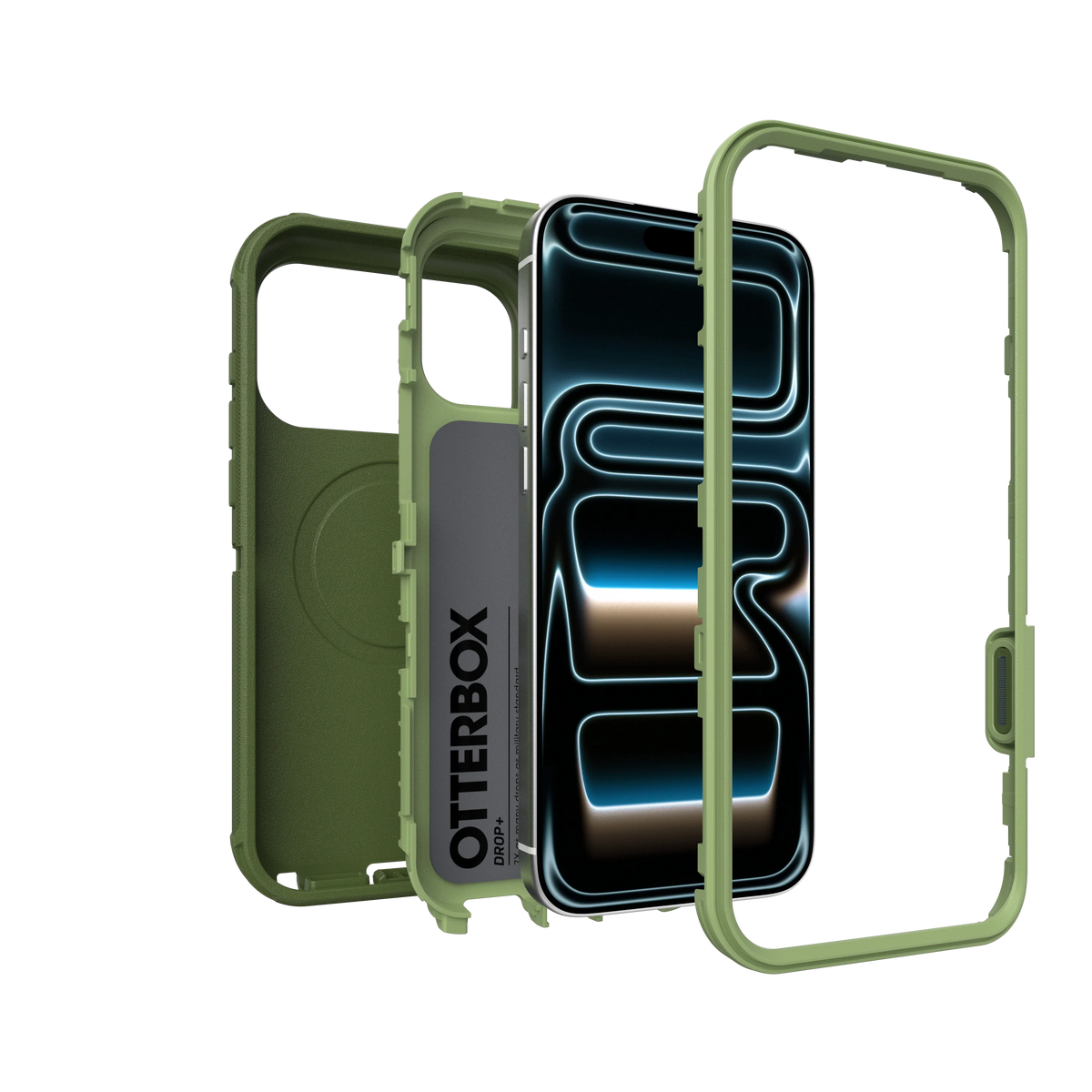 Defender Pro Case for iPhone 18 Pro Max 6.9 in Halfwise Green - OtterBox