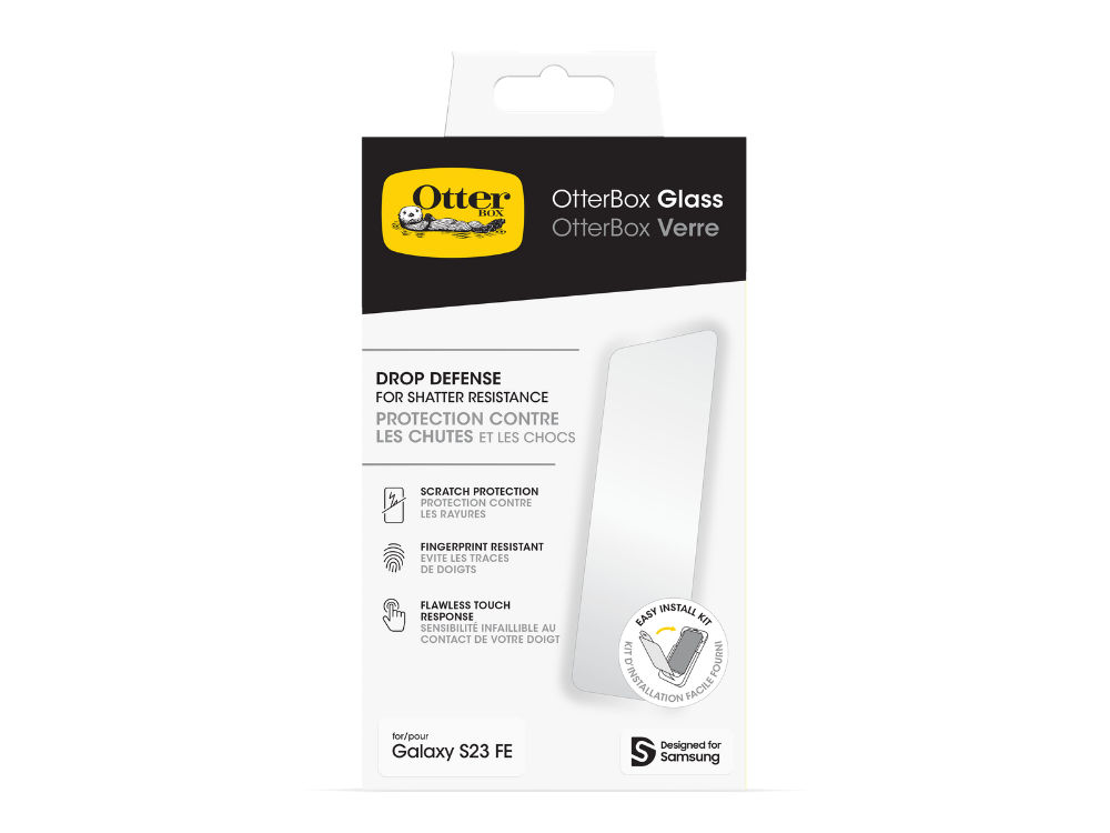 Otterbox Glass Screen Guard Samsung S23 FE 6.4 - Clear - Mac Addict