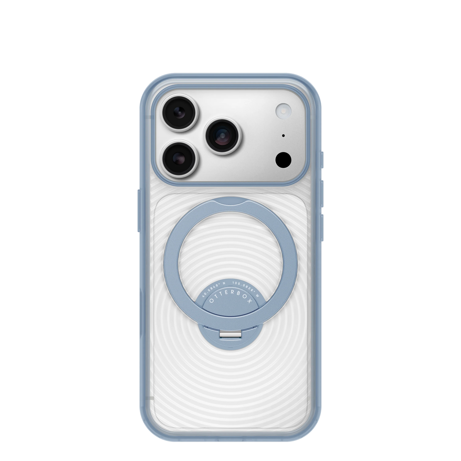 Symmetry Stand Case for iPhone 18 Pro 6.3 in Aether Clear Blue - OtterBox