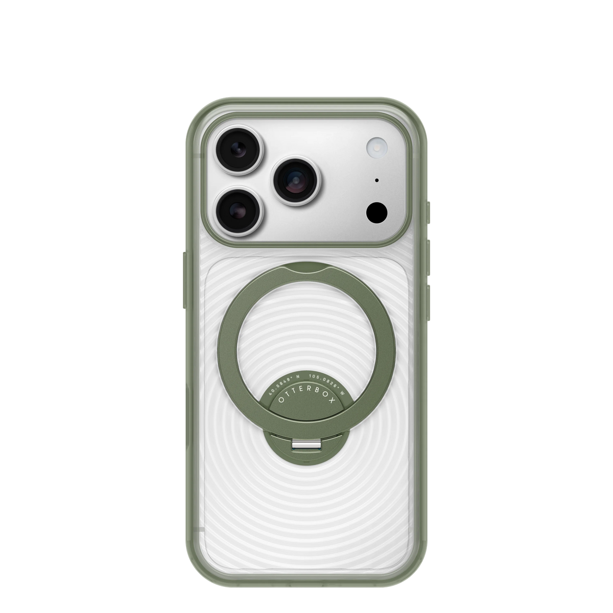 Symmetry Stand Case for iPhone 18 Pro 6.3 in Calyx Clear Green - OtterBox