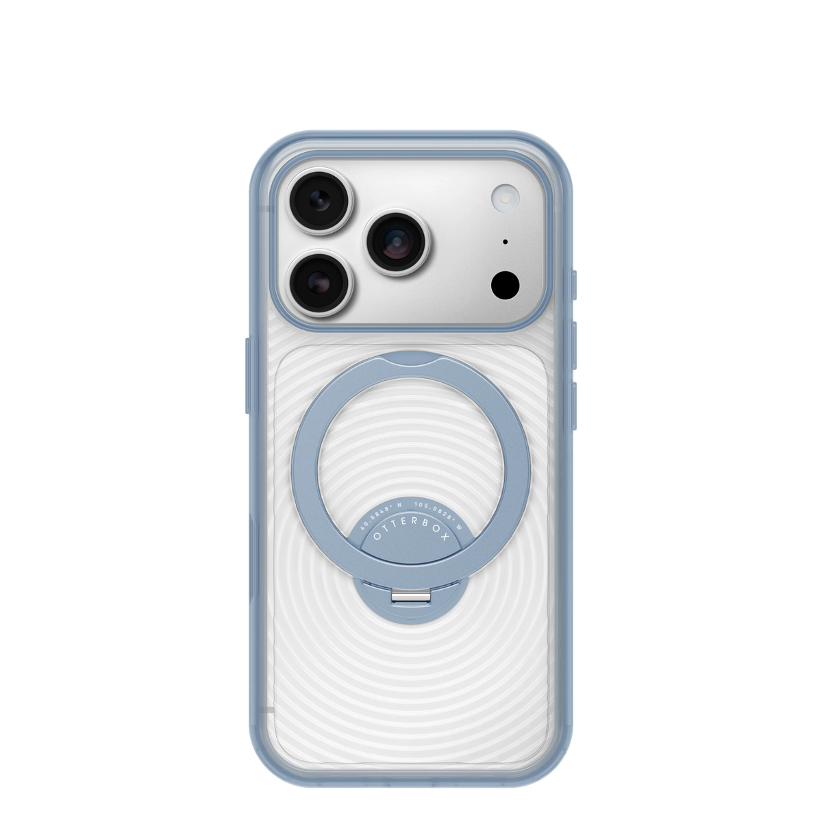 Symmetry Stand Case for iPhone 18 Pro Max 6.9 in Aether Clear Blue - OtterBox