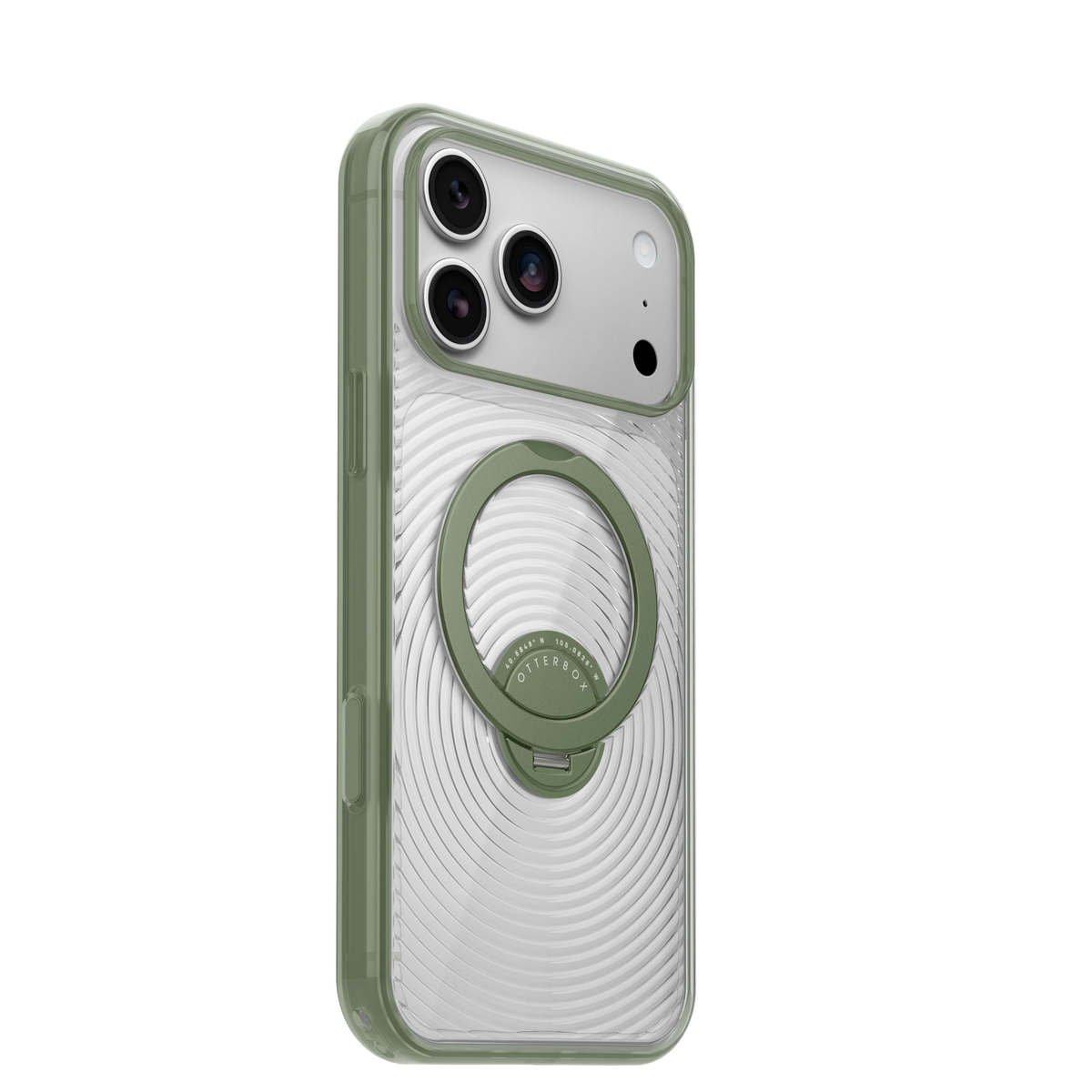 Symmetry Stand Case for iPhone 18 Pro Max 6.9 in Calyx Clear Green - OtterBox
