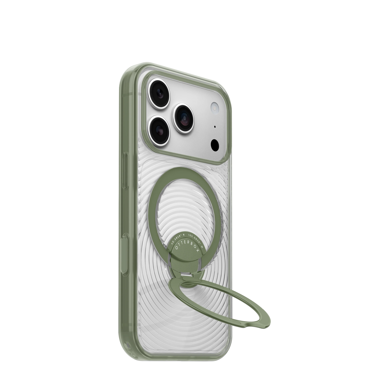 Symmetry Stand Case for iPhone 18 Pro Max 6.9 in Calyx Clear Green - OtterBox