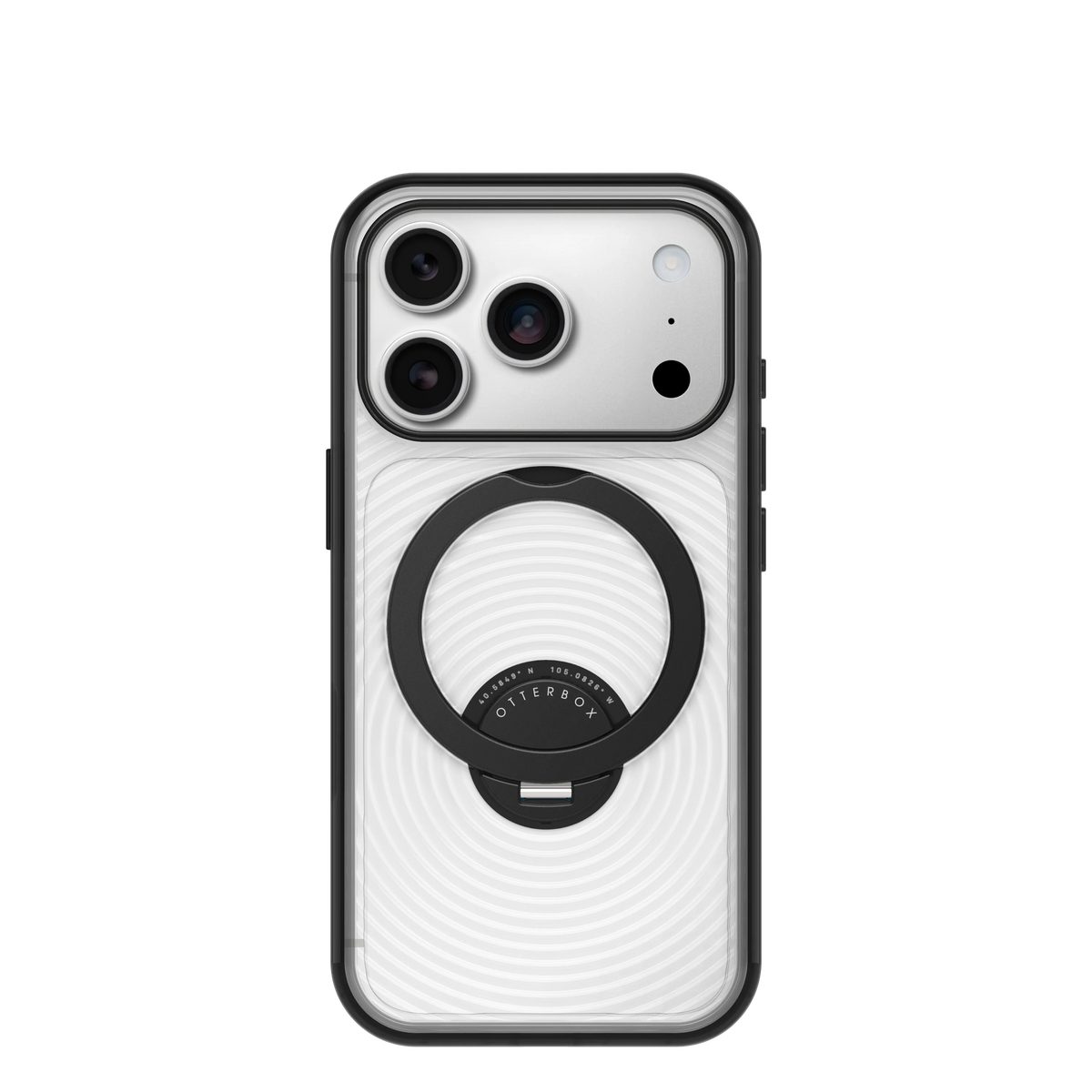 Symmetry Stand Case for iPhone 18 Pro 6.3 in Umbra Clear Black - OtterBox