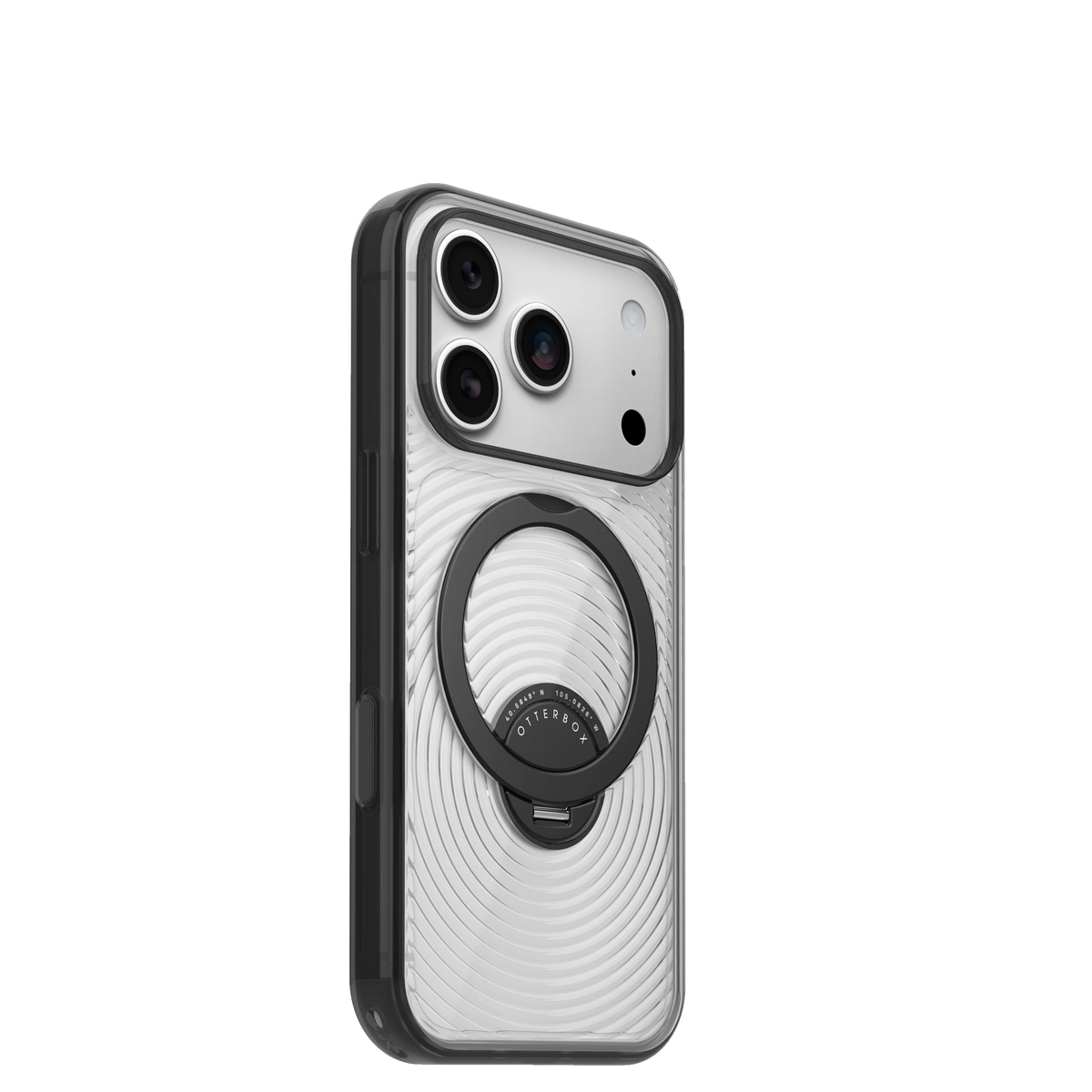 Symmetry Stand Case for iPhone 18 Pro 6.3 in Umbra Clear Black - OtterBox