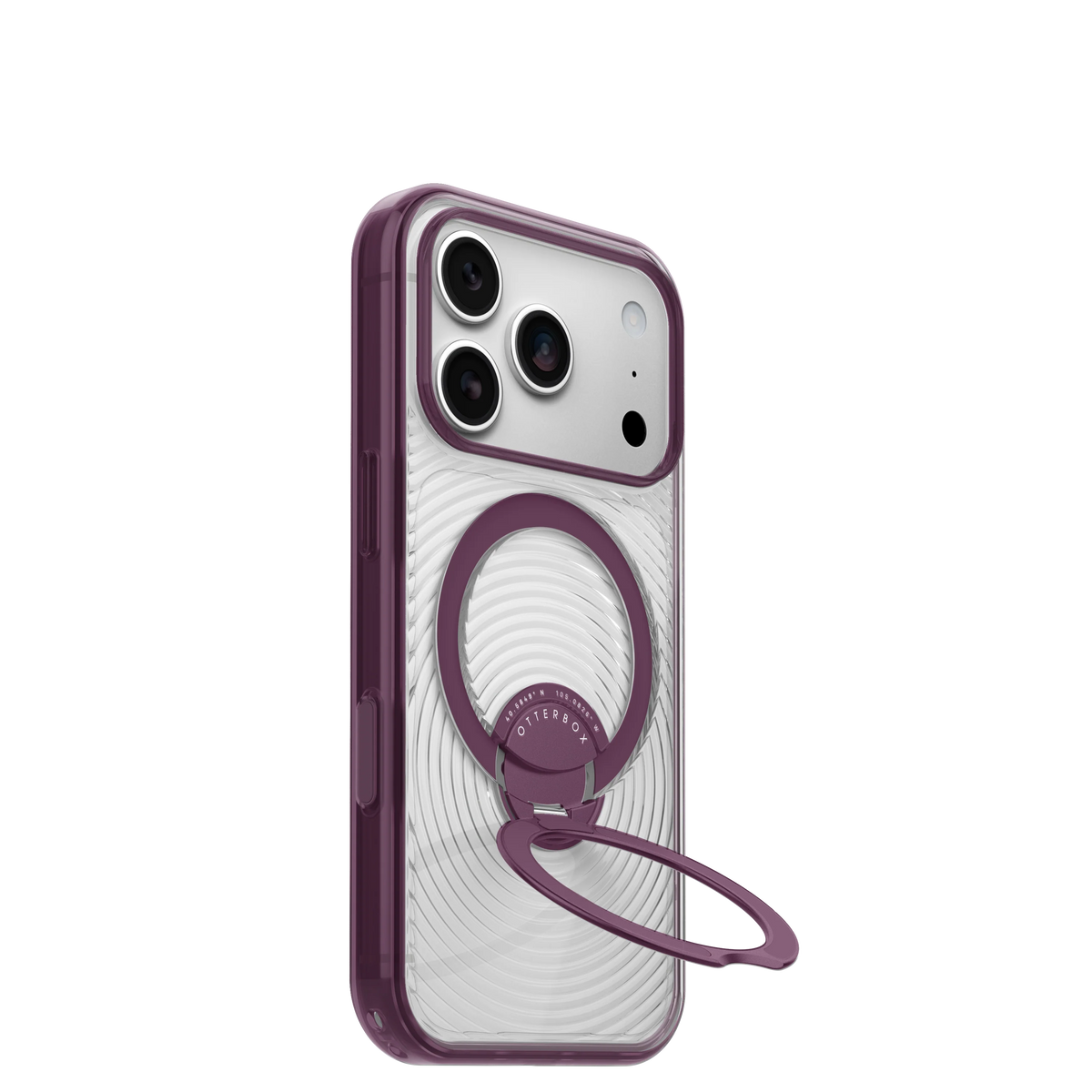 Symmetry Stand Case for iPhone 18 Pro 6.3 in Vinum Clear Purple - OtterBox