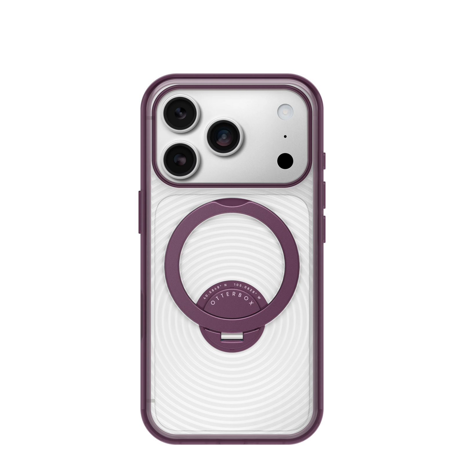 Symmetry Stand Case for iPhone 18 Pro 6.3 in Vinum Clear Purple - OtterBox