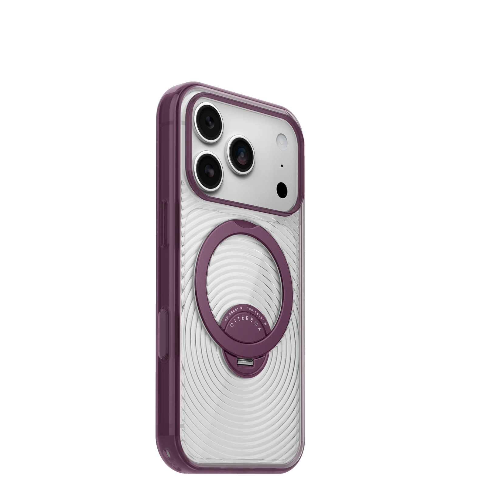 Symmetry Stand Case for iPhone 18 Pro 6.3 in Vinum Clear Purple - OtterBox