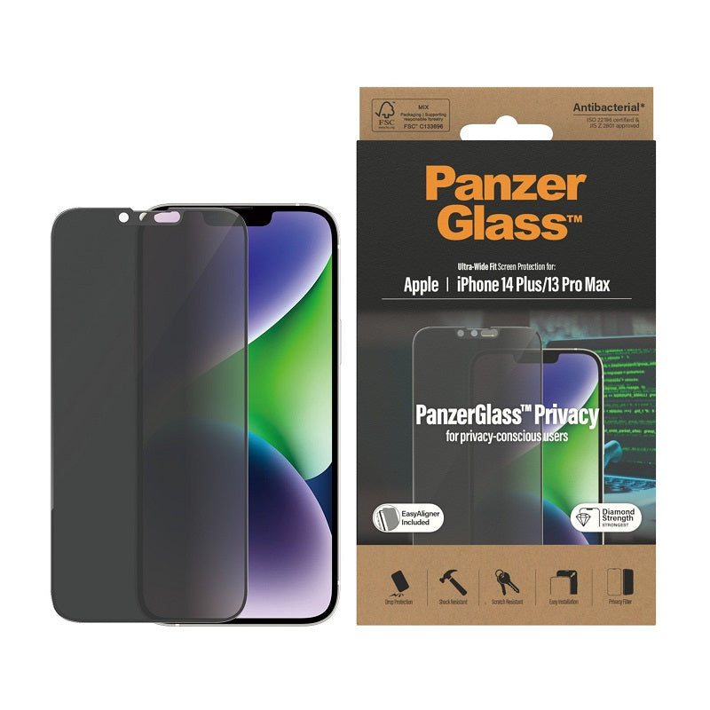 PanzerGlass UltraWide Fit Privcy Screen Protector For iPhone 14 Plus