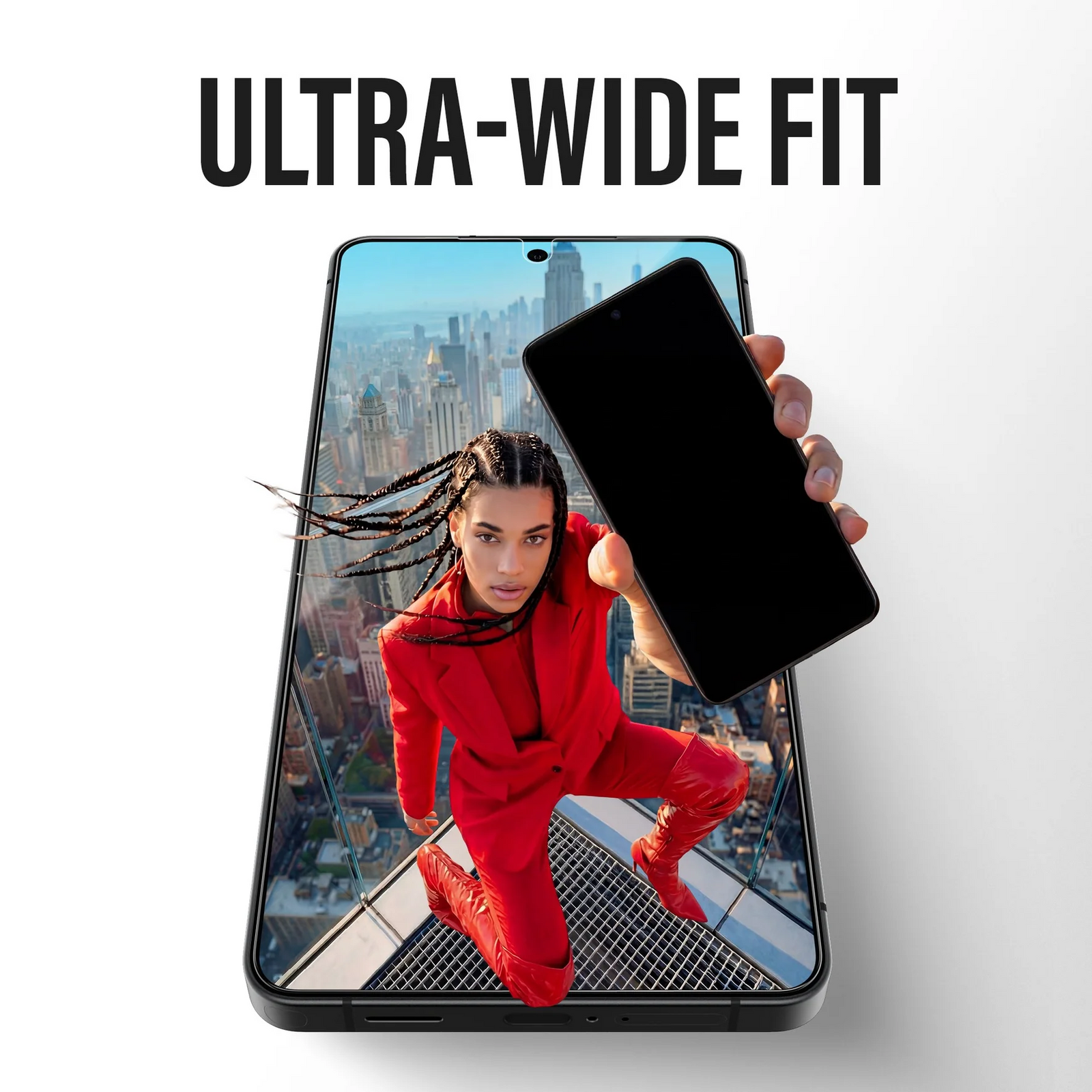 PanzerGlass Screen Protector Ultra Wide Fit Samsung Galaxy S26 Plus
