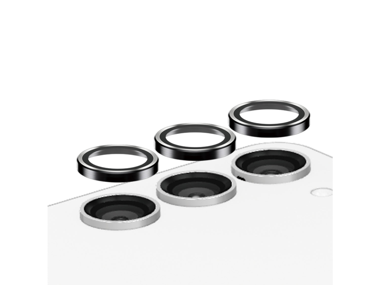 PanzerGlass Hoops Camera Lens Protector Samsung Galaxy S23 / 23+ / S23FE - Black