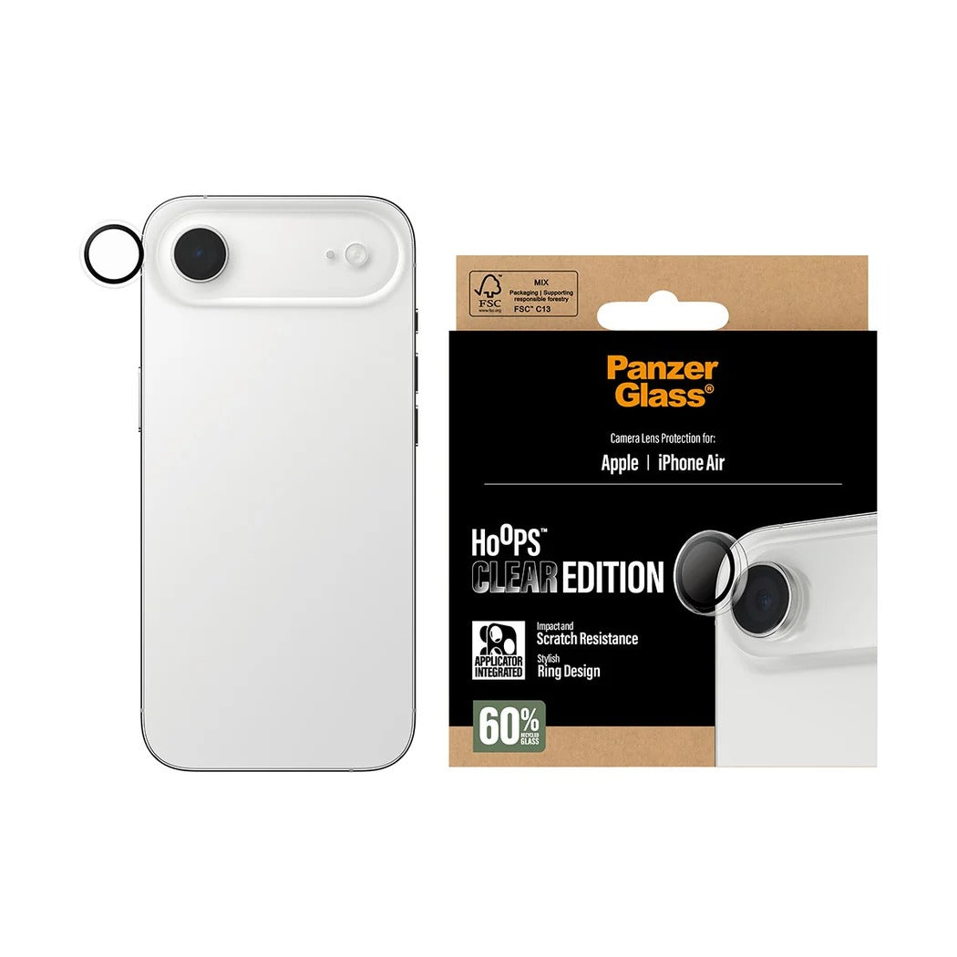 PanzerGlass Hoops® Lens Protector – iPhone 17 Air – Clear