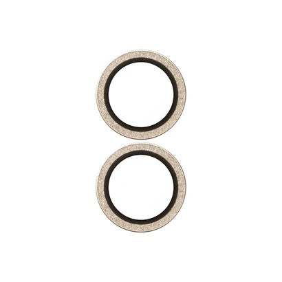 PanzerGlass Hoops® Lens Protector – iPhone 17 Standard / 16 / 16 Plus – Glitter Gold