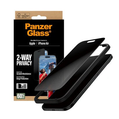 PanzerGlass Ultra Wide Fit Privacy Screen Protector iPhone 17 Air