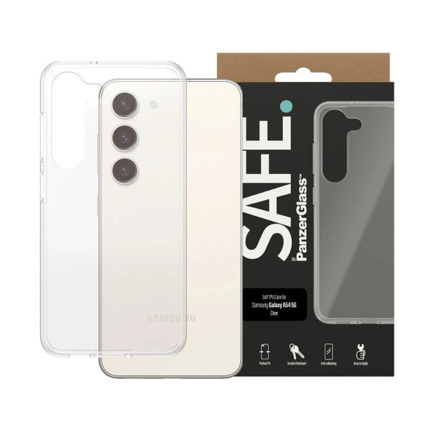 PanzerGlass SAFE TPU case for Samsung Galaxy S23 - Transparent