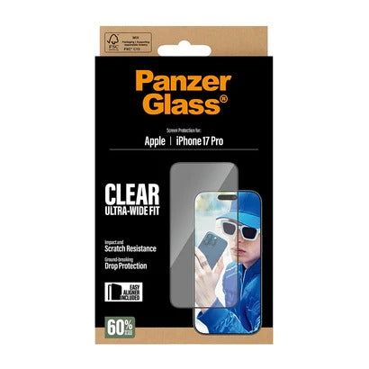 PanzerGlass UltraWide Fit Screen Protector iPhone 17 Pro