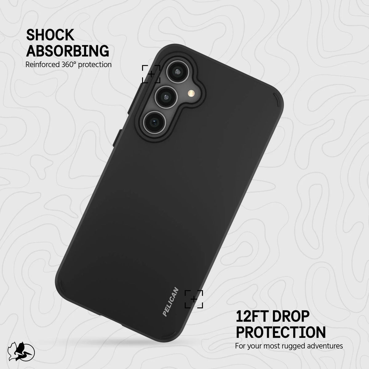 Pelican Ranger Minimalist Tough Case Samsung S23 FE 6.4 - Black