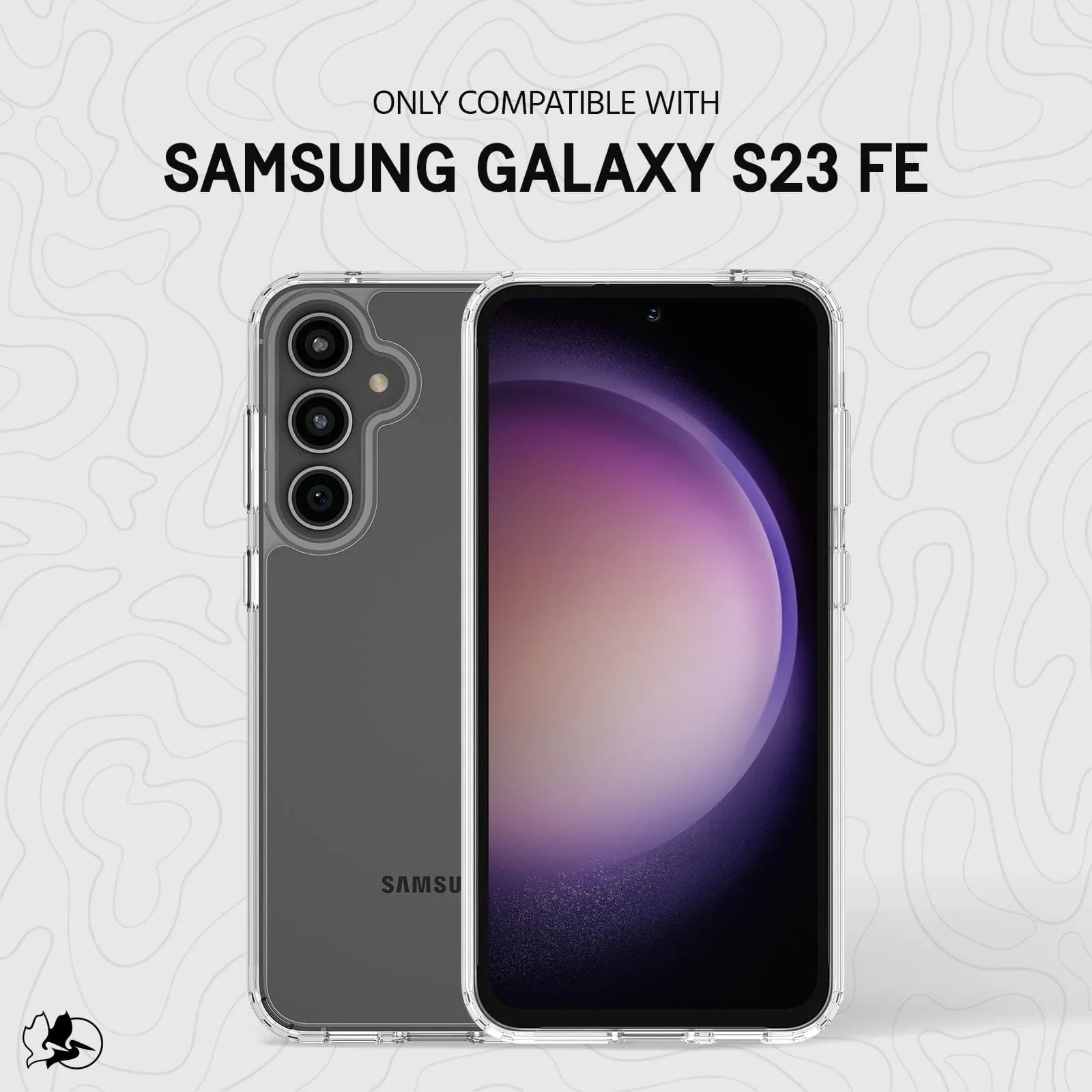 Pelican Ranger Minimalist Tough Case Samsung S23 FE 6.4 - Clear