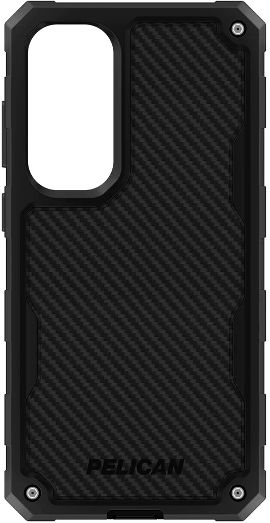 Pelican Shield Carbon Fibre Case Samsung S24 Plus 6.7 inch - Black - Mac Addict