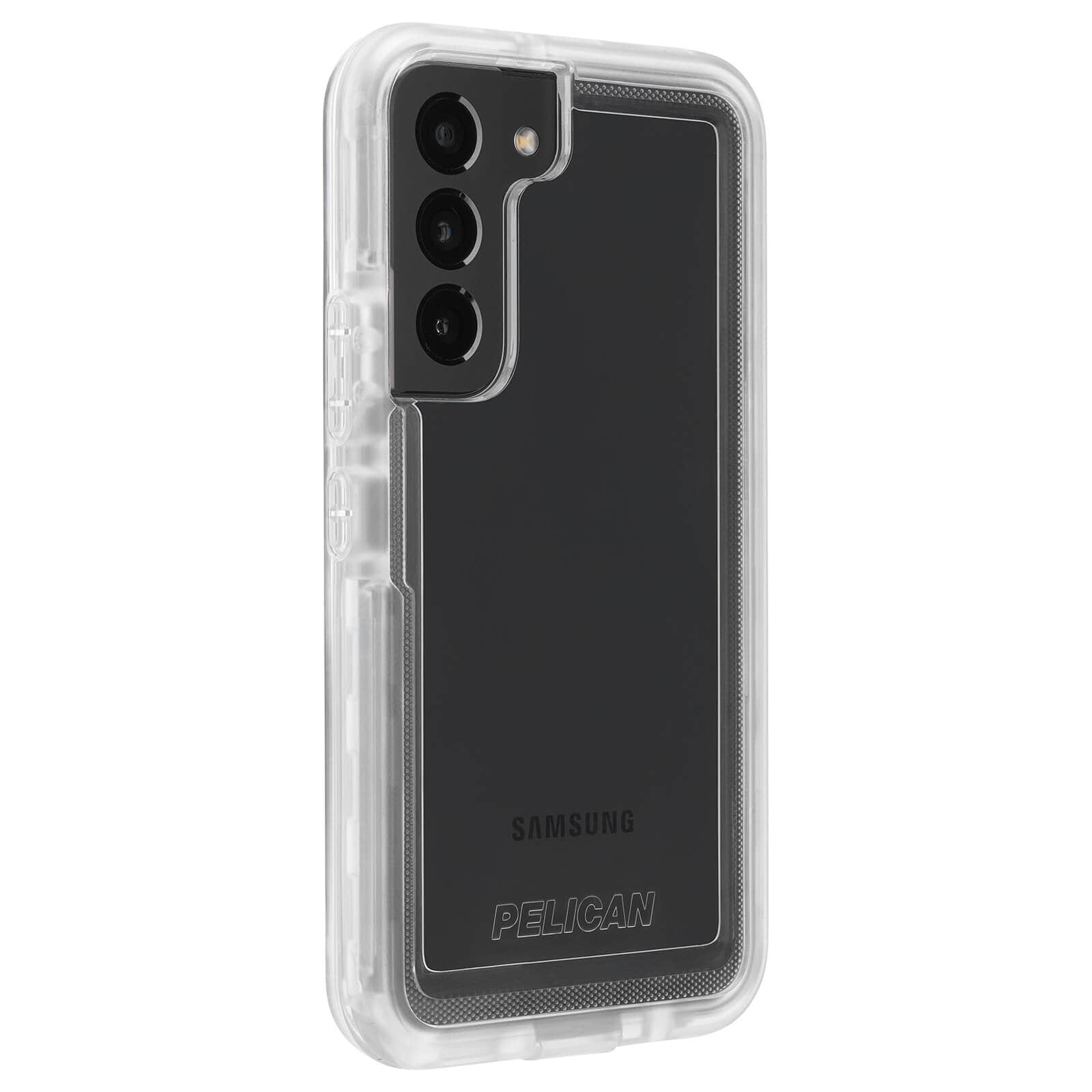 Pelican Voyager Rugged & Tough Case Samsung S22 Plus 6.6 (inc. Belt Clip) - Clear 2