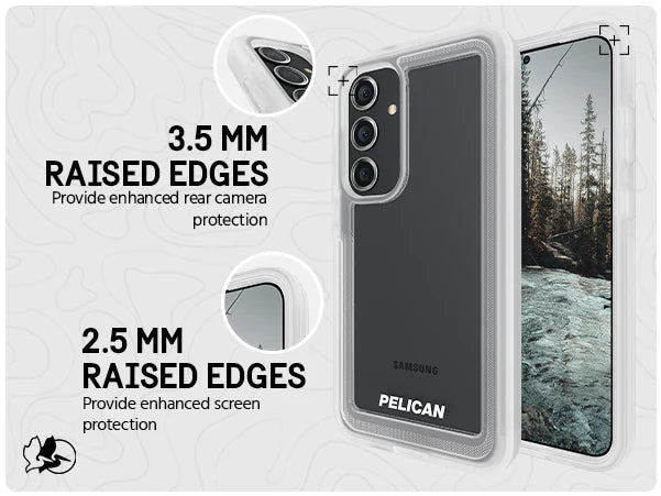 Pelican Voyager Rugged Clear Case Samsung S24 Plus 6.7 inch - Clear - Mac Addict