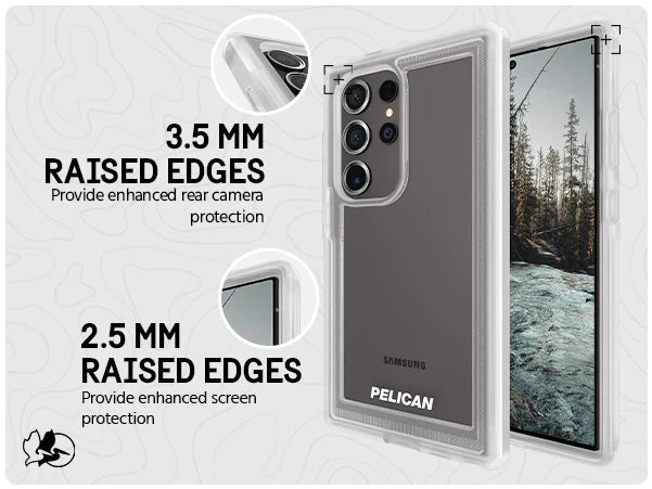 Pelican Voyager Rugged Clear Case Samsung S24 Ultra 6.8 inch - Clear - Mac Addict