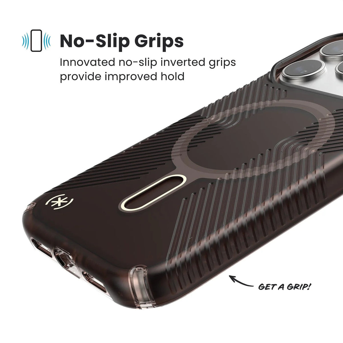 Speck Presidio Lux Grip with ClickLock - iPhone 17 Pro - Shade Orange