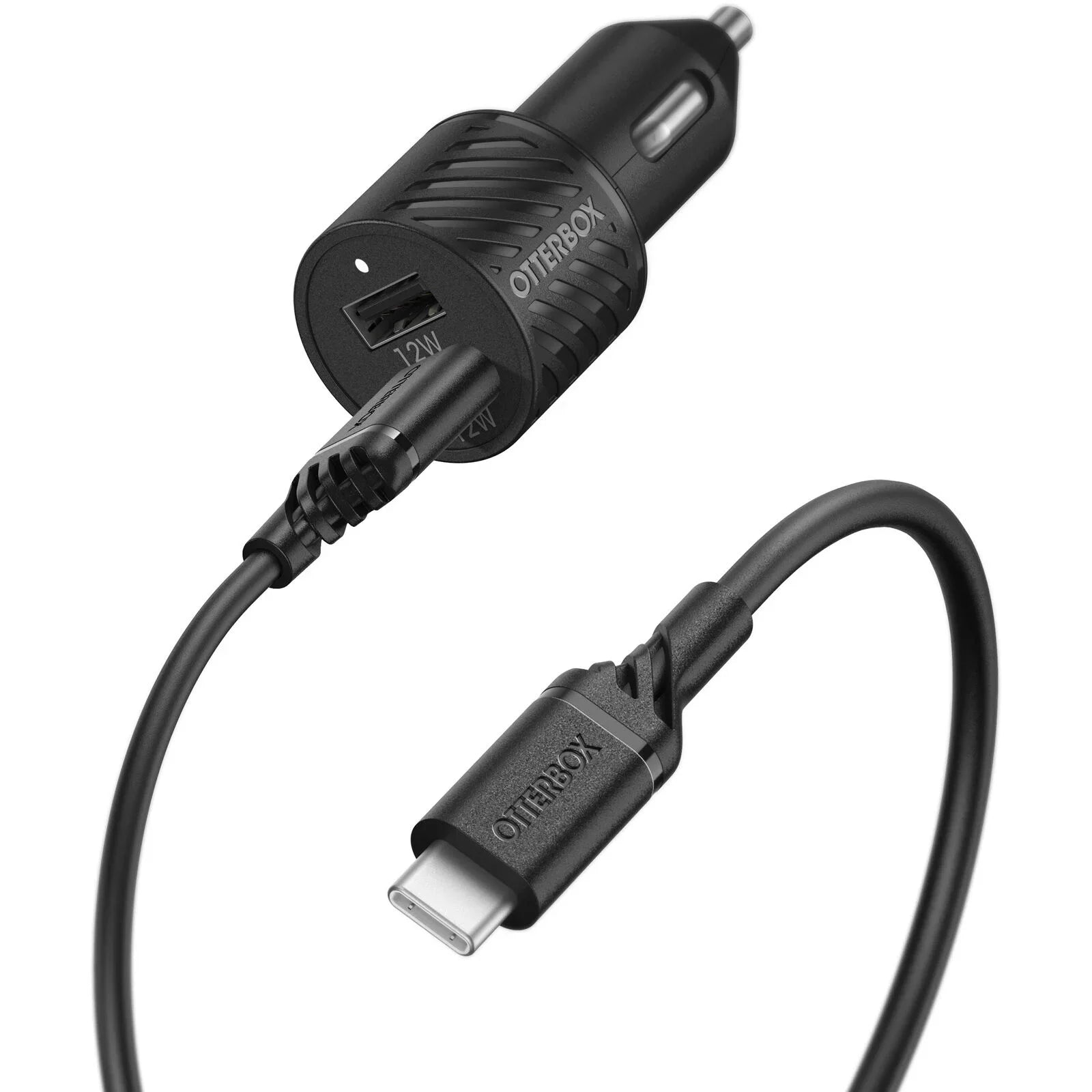 Otterbox Durable Car Charger 2x USB-A & 1M Cable USB-C 24W Combined