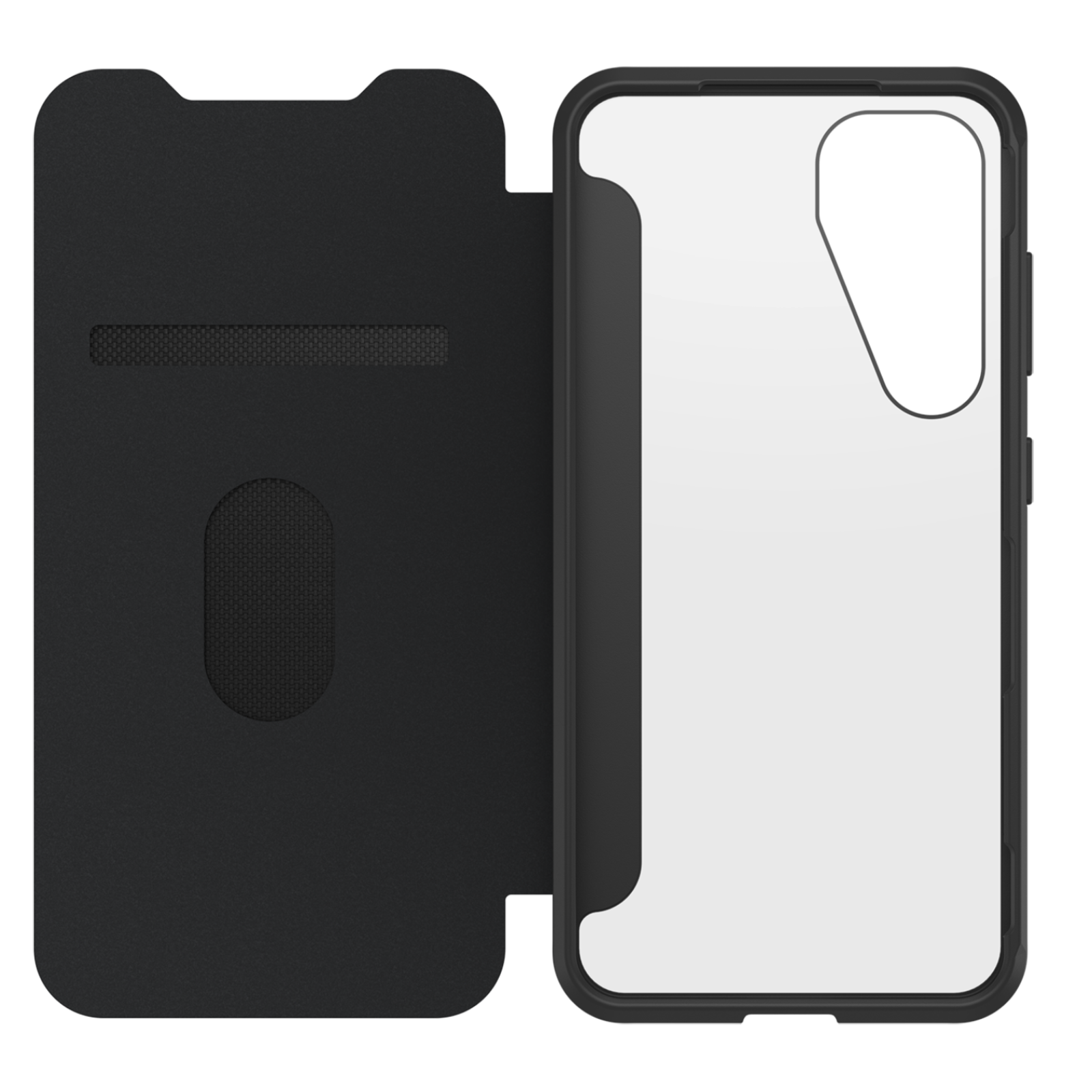 Otterbox React Folio Case Samsung S25 Standard 5G 6.2 inch - Black / Clear - Mac Addict